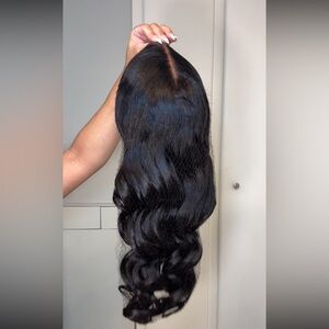 OQ hair glue-less wig pre-cut pre-bleached